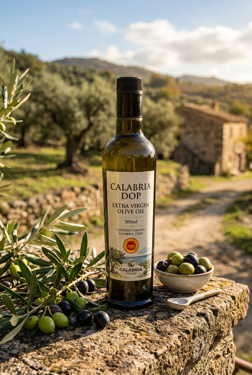 Olio Extravergine di Oliva calabrese DOP